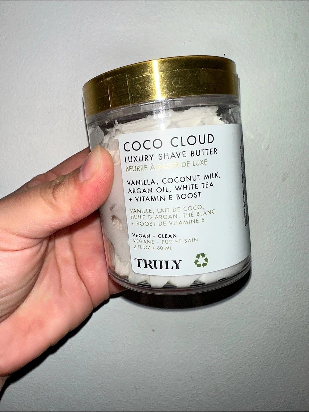 Truly Coco Cloud Luxury Shave Butter Shave Butter Coconut Milk Argan Oil NWT